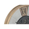Miniatyrbilde 2 av 4: Veggklokke Home ESPRIT Svart Gyllen Metall Krystall Vintage 80 x 9,5 x 80 cm