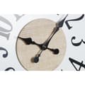 Miniatyrbild 2 av 3: Väggklocka DKD Home Decor Svart MDF Vit (60 x 4,5 x 60 cm)
