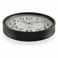 Miniatyrbilde 2 av 3: Veggklokke Versa Metall (40 x 7,5 x 40 cm)