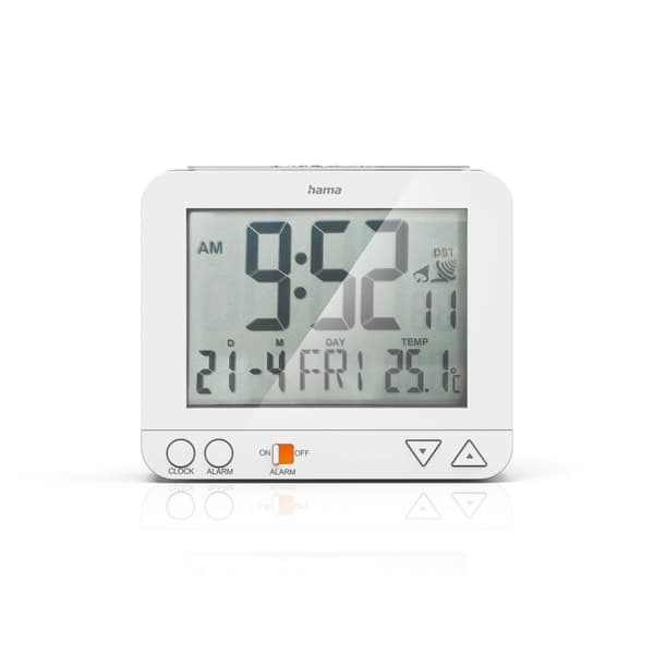 Hama Vækkeur RC550 Radiostyret Hvid