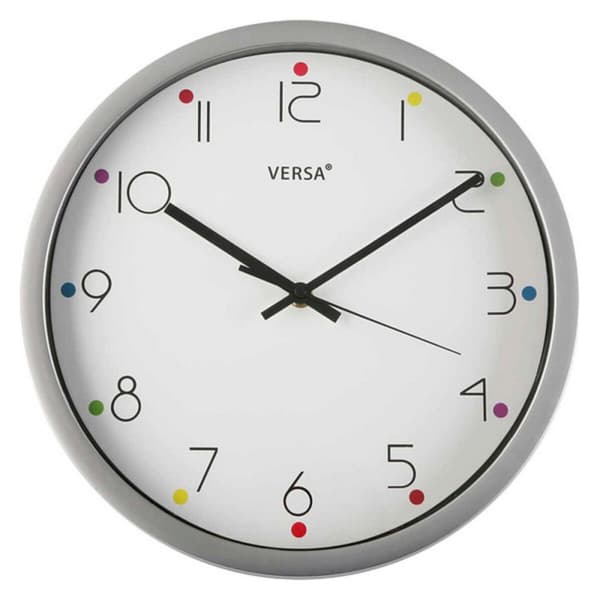 Vægur Versa Plastik (0,4 x 30,5 x 30,5 cm)