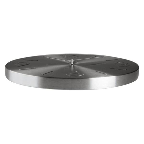 Seinäkello Versa Hopeinen Metalli Alumiini 4 x 35,5 x 35,5 cm