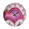Miniatyrbillede 2 af 2: Vægur Marmor Pink Krystal 30 x 4 x 30 cm (4 enheder)