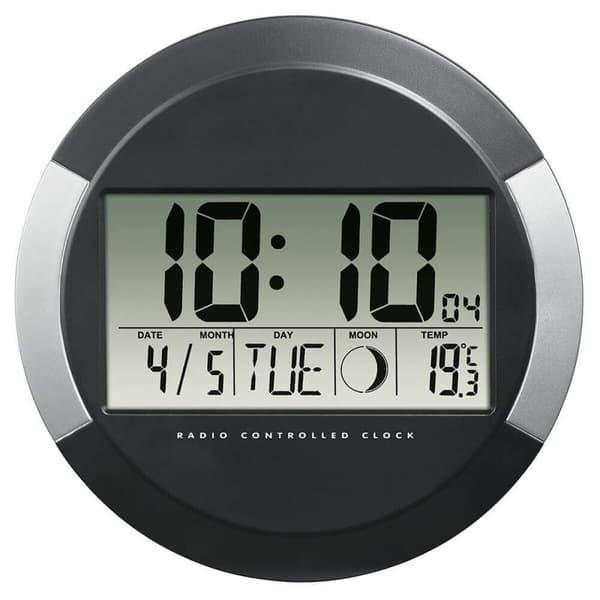 Vægur Hama PP-245 Sort Plastik Moderne