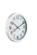 Miniatyrbild 3 av 9: NeXtime NE-3998AR Väggklocka Dia. 19 cm, Borstad aluminium, 'Station'