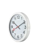 Miniatyrbild 2 av 9: NeXtime NE-3998AR Väggklocka Dia. 19 cm, Borstad aluminium, 'Station'