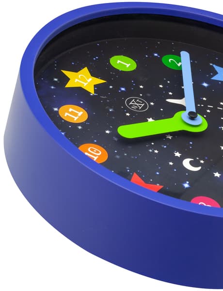 NeXtime NX-7356 Vægur NXt Apollo Dia 30cm Plast Blå