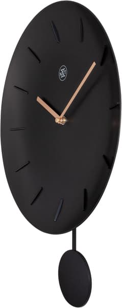 NeXtime NX-7339ZW Vægur NXt Skål Ã˜ 30 Cm Sort