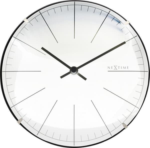 NeXtime NE-3506WI Vægur Big Stripe Ã˜20 Glas Hvid
