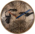 Miniatyrbillede 1 af 6: NeXtime NE-3230 Vægur Tropica Ø40 Træ