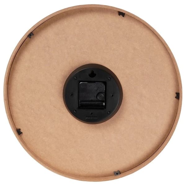 Beige vægur 38 cm