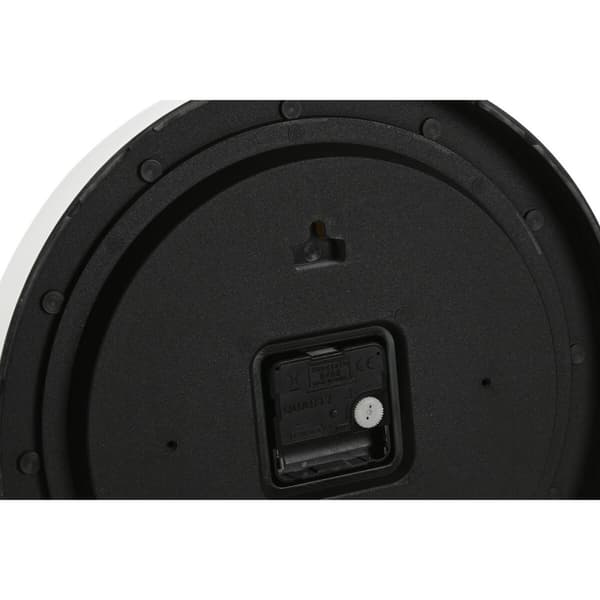 Vægur Home ESPRIT Hvid Gylden Sølvfarvet PVC 30 x 4 x 30 cm (2 enheder)