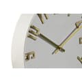 Miniatyrbillede 4 af 4: Vægur Home ESPRIT Hvid Gylden Sølvfarvet PVC 30 x 4 x 30 cm (2 enheder)