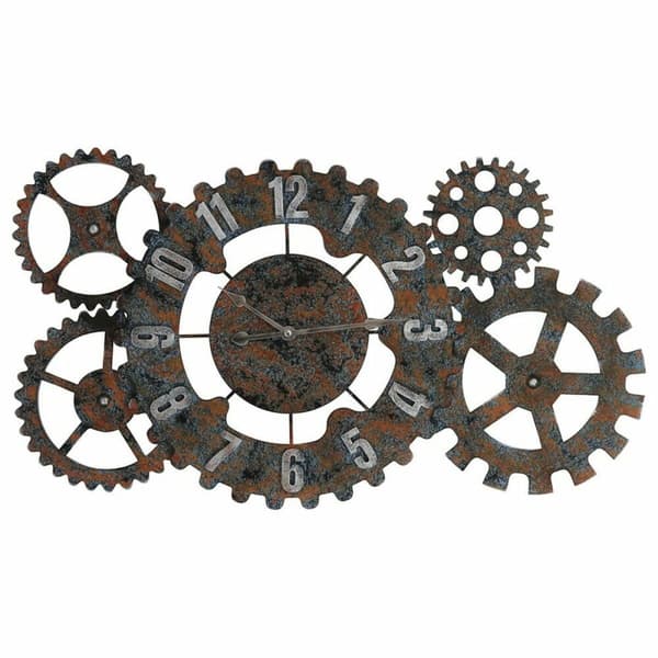 Vægur Fabric Træ MDF/Metal (68 x 36,5 x 4,5 cm)