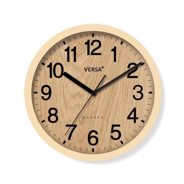 Väggklocka Versa Plast 4,8 x 31 x 31 cm