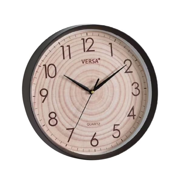 Väggklocka Versa Plast 5 x 30,6 x 30,6 cm