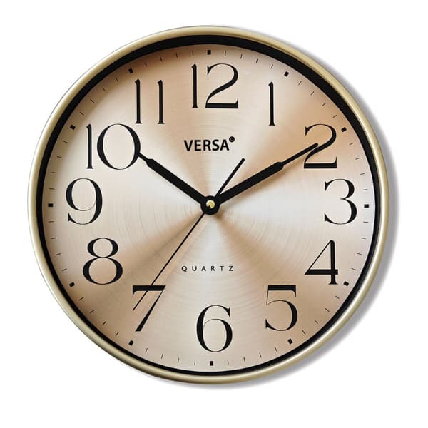 Väggklocka Versa Plast 3,5 x 28,5 x 29,5 cm