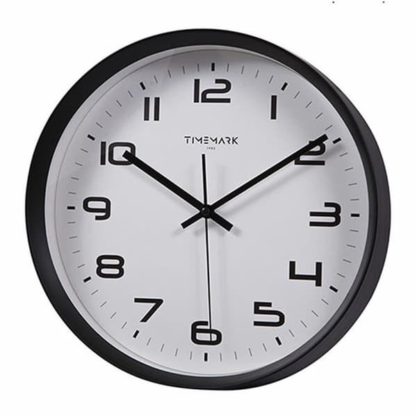 Seinäkello Timemark Musta 30 x 30 cm