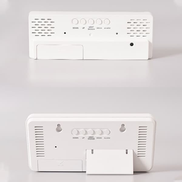 LED-ur Elektronisk digitalt vækkeur Farverig 12/24H - Style C