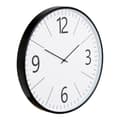 Miniatyrbild 3 av 3: Rootz Biel Wall Clock - Silent Movement Clock - Tyst väggklocka - Säkerställer fredlig miljö - Ø51cm x 5cm - Svart/vit klassisk design