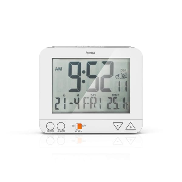 Väckarklocka RC550 Radio Vit