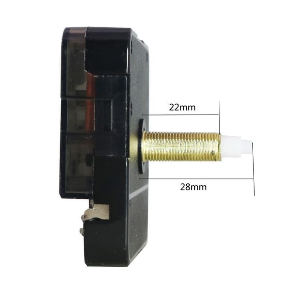 INF Stille urværk med 20 mm aksel - Individuel pakke