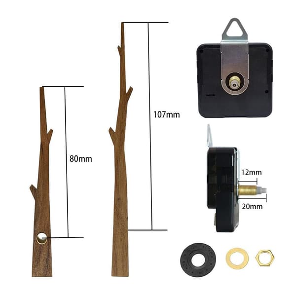 INF Stille Quartz Klokke Urverk Mekanisme DIY Klokkereparasjon