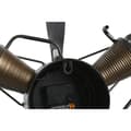 Miniatyrbillede 4 af 4: Vægur Home ESPRIT Gylden Sølvfarvet Metal Skruelinje Vintage 63 x 12 x 55 cm