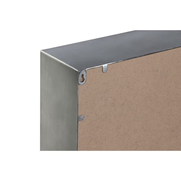 Väggklocka Home ESPRIT Gyllene Silvrig Metall Flygplan Vintage 175 x 21 x 64 cm