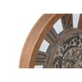 Miniatyrbillede 2 af 4: Vægur Home ESPRIT Natur Træ Metal 80 x 9,5 x 80 cm