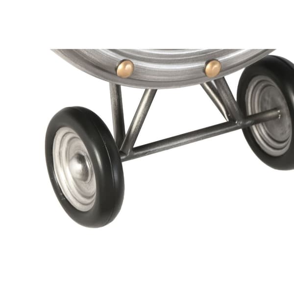 Vægur Home ESPRIT Gylden Sølvfarvet Metal Fly Vintage 87 x 17 x 52,5 cm