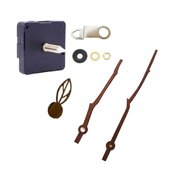 INF Tyst klockrörelse med trävisare - 28 mm axel