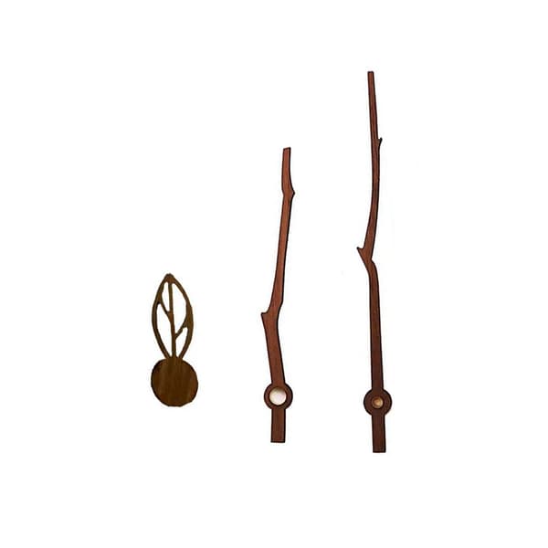INF Tyst klockrörelse med trävisare - 28 mm axel