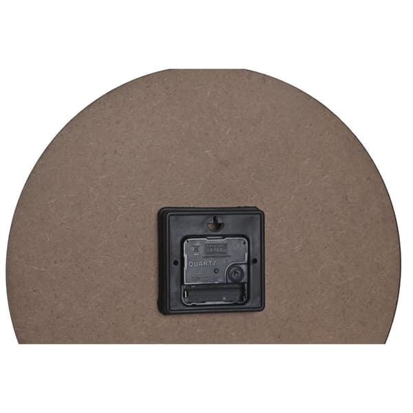 Vægur DKD Home Decor Sort Multifarvet Cvetlice Moderne Træ MDF (34 x 4 x 34 cm) (3 enheder)
