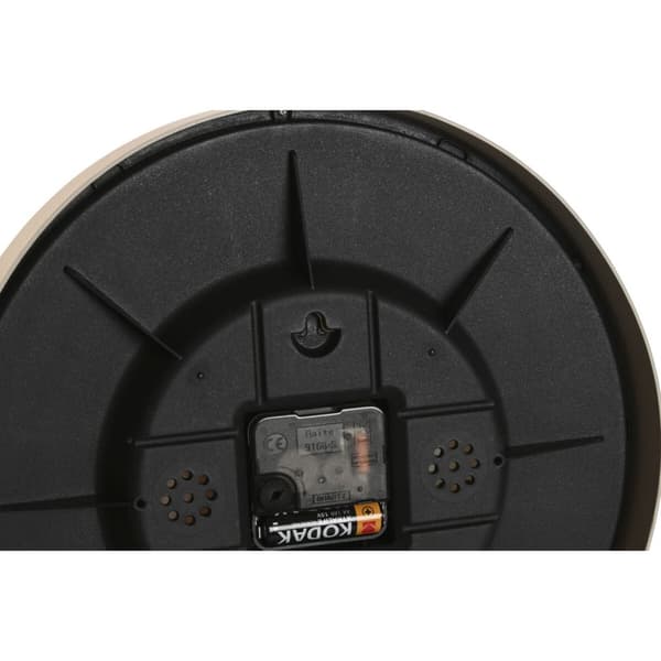 Vægur Home ESPRIT Brun Natur PVC Træ 30 x 4,7 x 30 cm (2 enheder)