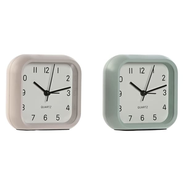 Namizna ura Home ESPRIT Pink Mint (2 enheder)