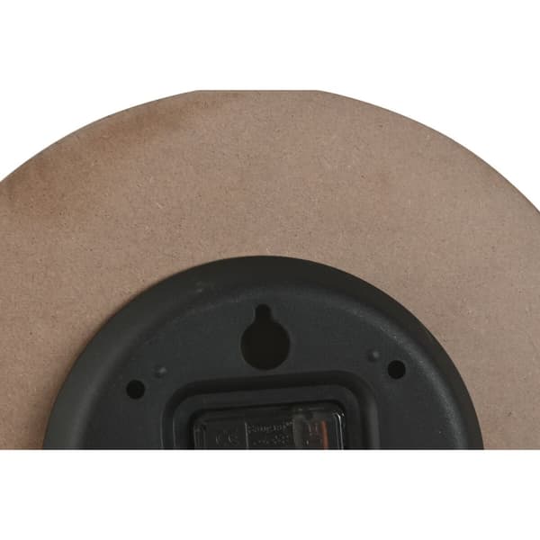 Väggklocka Home ESPRIT Grå Naturell Trä MDF 30 x 5 x 30 cm (2 antal)