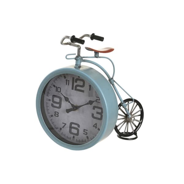 Stalinis laikrodis DKD Home Decor Sininen Vihreä Polkupyörä Vintage (2 osaa)