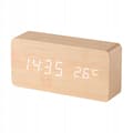 Miniatyrbillede 1 af 7: TRÆUR MED TERMOMETERKLAPPER PÅ USB ELLER BATTERIER
