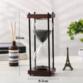 Miniatyrbild 6 av 9: RETRO Glas - Vackert trätimglas 60 minuter XXL 25x10cm svart