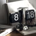 Miniatyrbillede 11 af 11: KLAPUR 24 TIMERS RETRO MEKANISK VINTAGE BATTERIDREVET STÅL GAVE