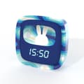 Miniatyrbild 1 av 2: Väckarklocka med Nattlampa Billy Clock Blue Wave