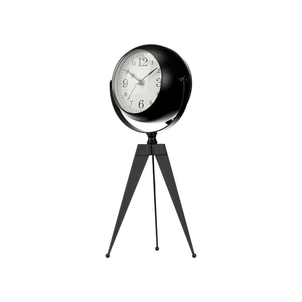 Asztali óra Tripod Svart Metall 12 x 30 x 12 cm (4 antal)