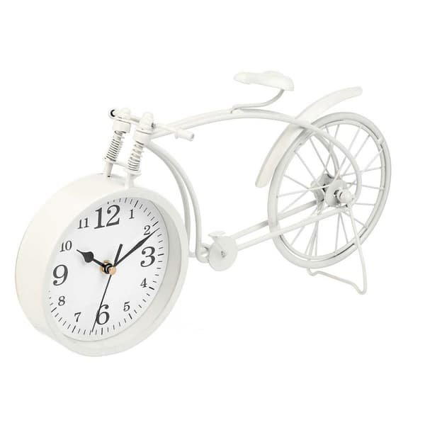 Asztali óra Cykel Vit Metall 38 x 20 x 4 cm (4 antal)