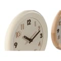 Miniatyrbild 2 av 4: Väggklocka Home ESPRIT Beige Naturell Trä 30 x 5 x 30 cm (2 antal)