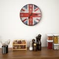 Miniatyrbild 1 av 2: Väggklocka vintage UK 30 cm