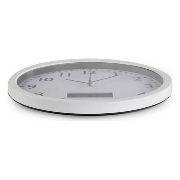 Vægur Versa 18560239 Hvid Plastik Minimalistisk 4 x 35 x 35 cm
