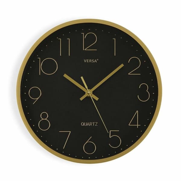 Väggklocka Versa BG Plast (4 x 30 x 30 cm)