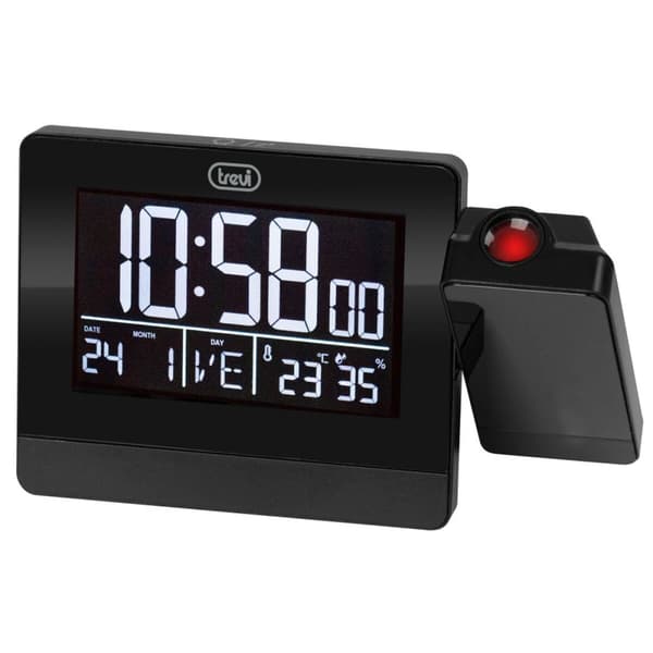 Namizna ura Trevi 0088400 Sort (1 enheder)