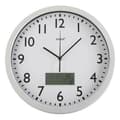 Miniatyrbilde 1 av 3: Veggklokke Versa 18560239 Hvit Plast Minimalistisk 4 x 35 x 35 cm
